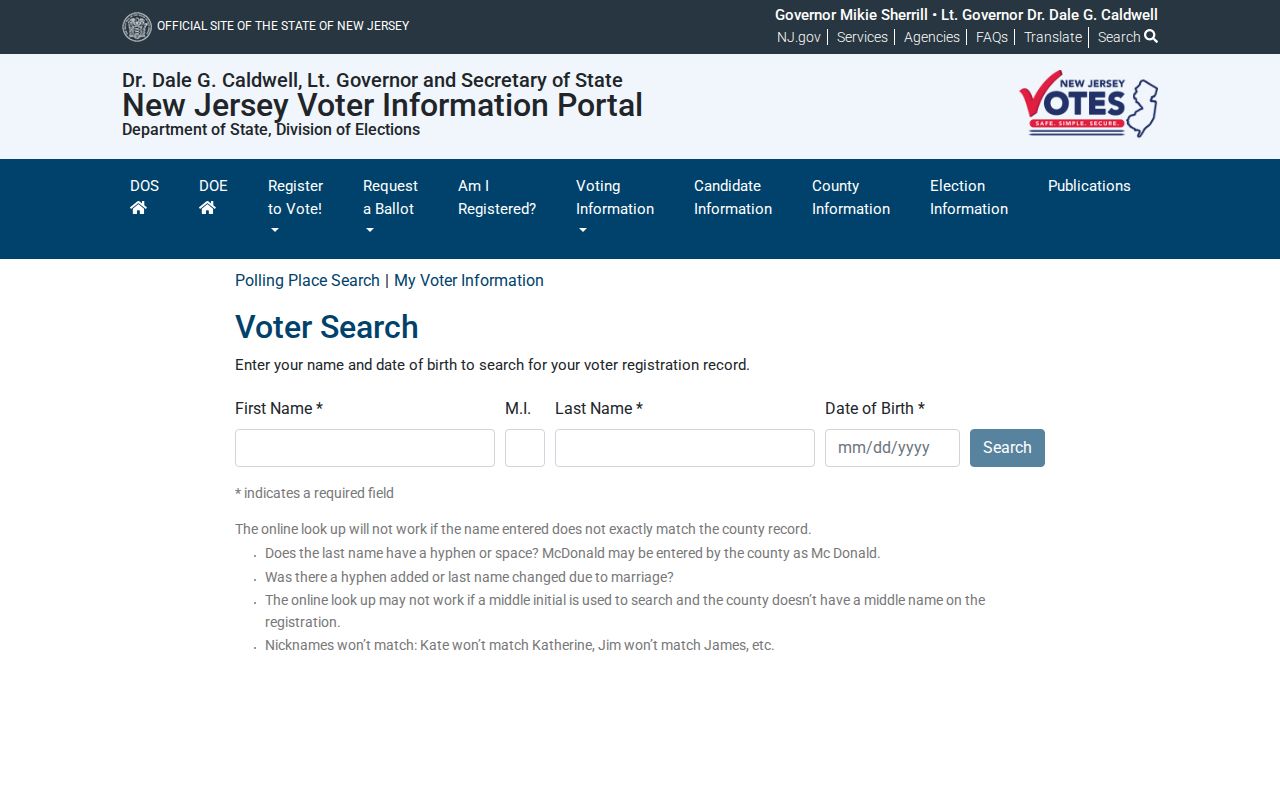 Manalapan resident records New Jersey voter registration guidance